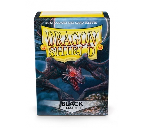 Dragon Shield Dragon Shield Matte - Black (100 sleeves)