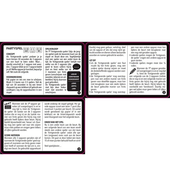 Partyspel – Editie #1 (NL) - Card game