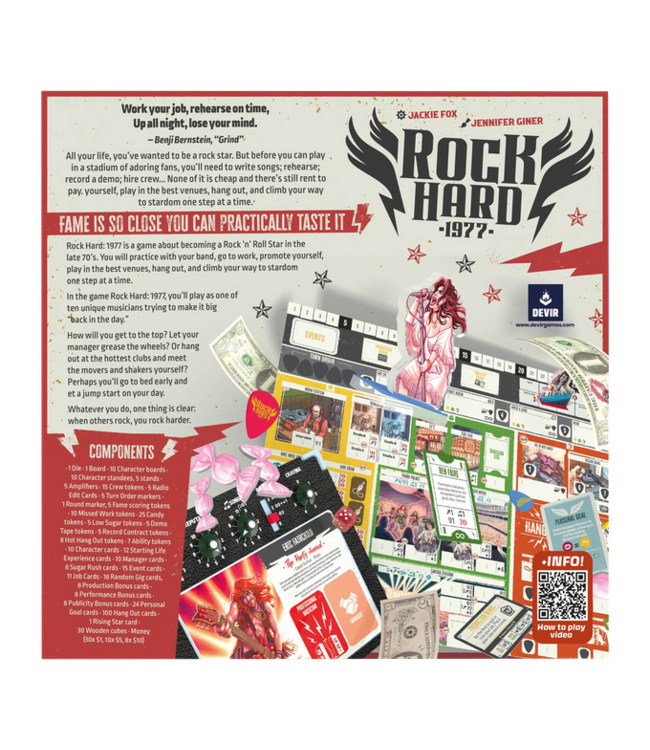 Rock Hard 1977 (ENG) - Board game