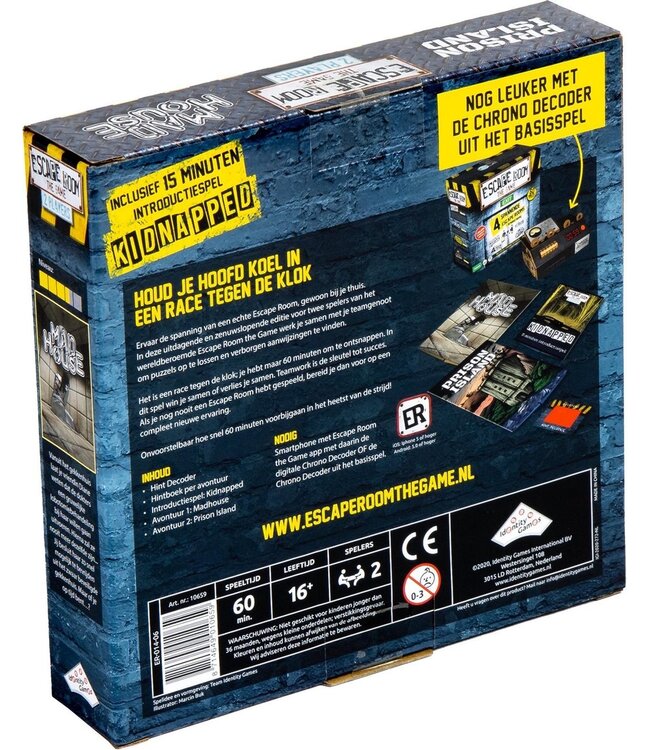 Escape Room the Game: 2 Players (Prison Island & Mad House) (NL)