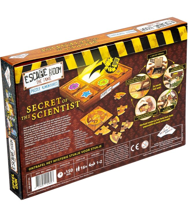 Escape Room the Game: Secrets of the Scientist (NL) - Escape Puzzel