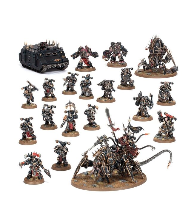Warhammer 40,000 - Chaos Space Marines Battleforce: Hellforged Warband