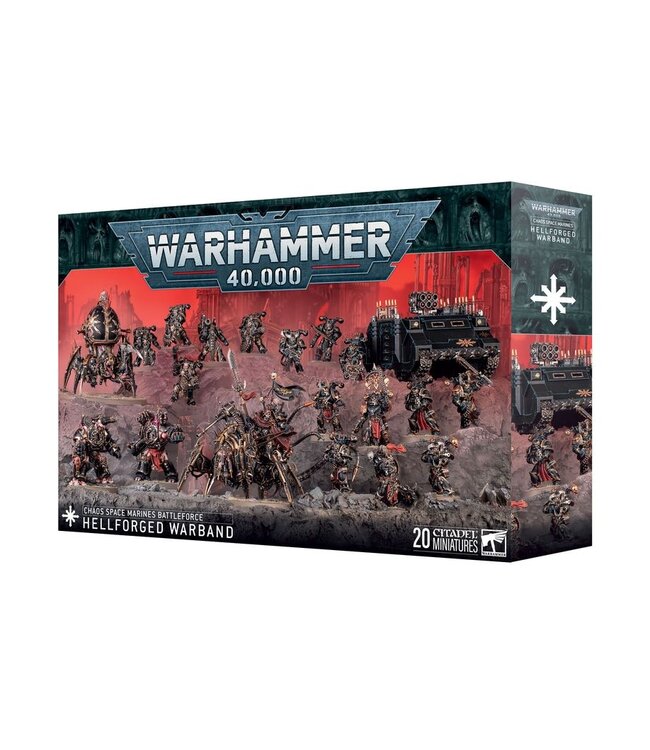 Warhammer 40,000 - Chaos Space Marines Battleforce: Hellforged Warband