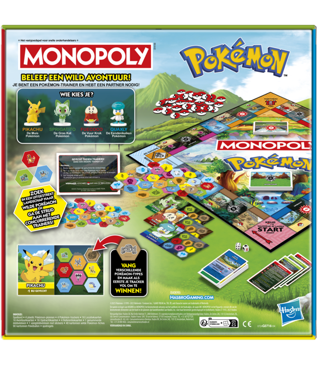 Monopoly: Pokémon (NL) - Brettspiel