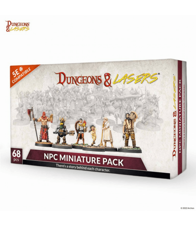 Dungeons & Lasers NPC Miniature Pack