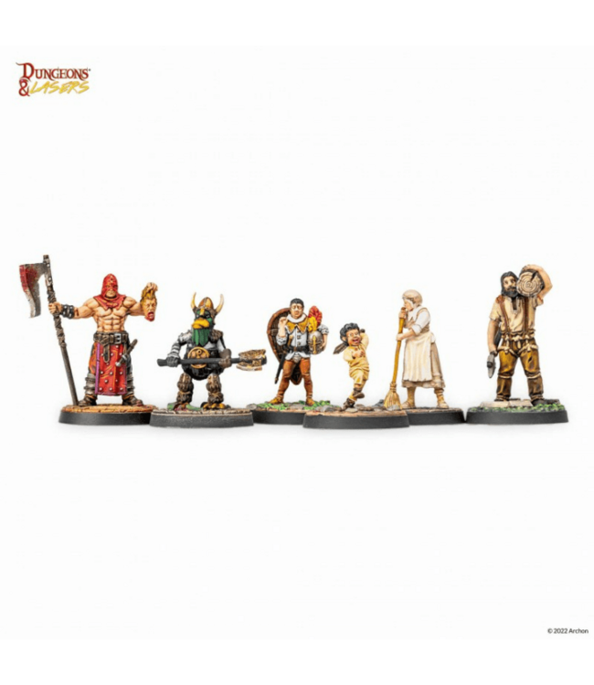 Dungeons & Lasers - NPC Miniature Pack