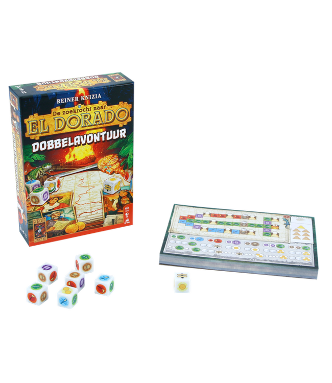 De Zoektocht naar El Dorado: Dobbelavontuur - Dice game