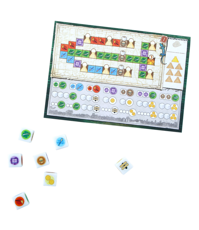 De Zoektocht naar El Dorado: Dobbelavontuur - Dice game