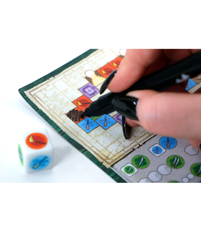 De Zoektocht naar El Dorado: Dobbelavontuur - Dice game