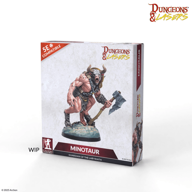 Dungeons &amp; Lasers Minotaur: Guardian of the Labyrinth afbeelding