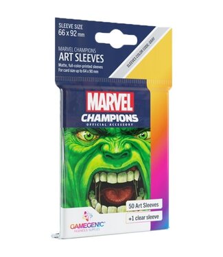 Gamegenic Marvel Champions - Sleeves: Hulk (50 Stück)