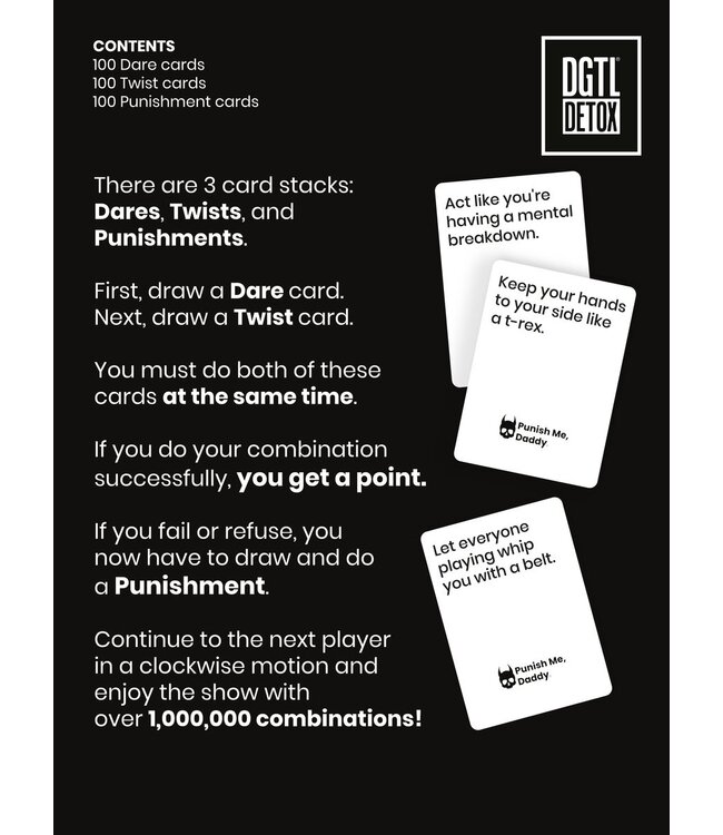 Punish Me, Daddy (ENG) - Card game