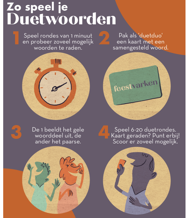 Duetwoorden (NL) - Kartenspiel