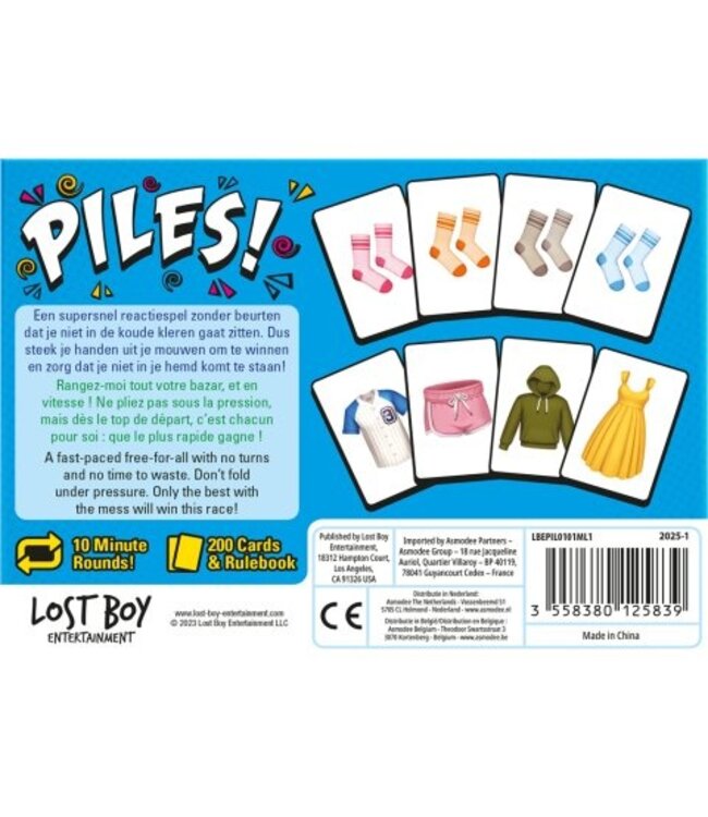 Piles! A Fast-Paced Free-For-All - Card game
