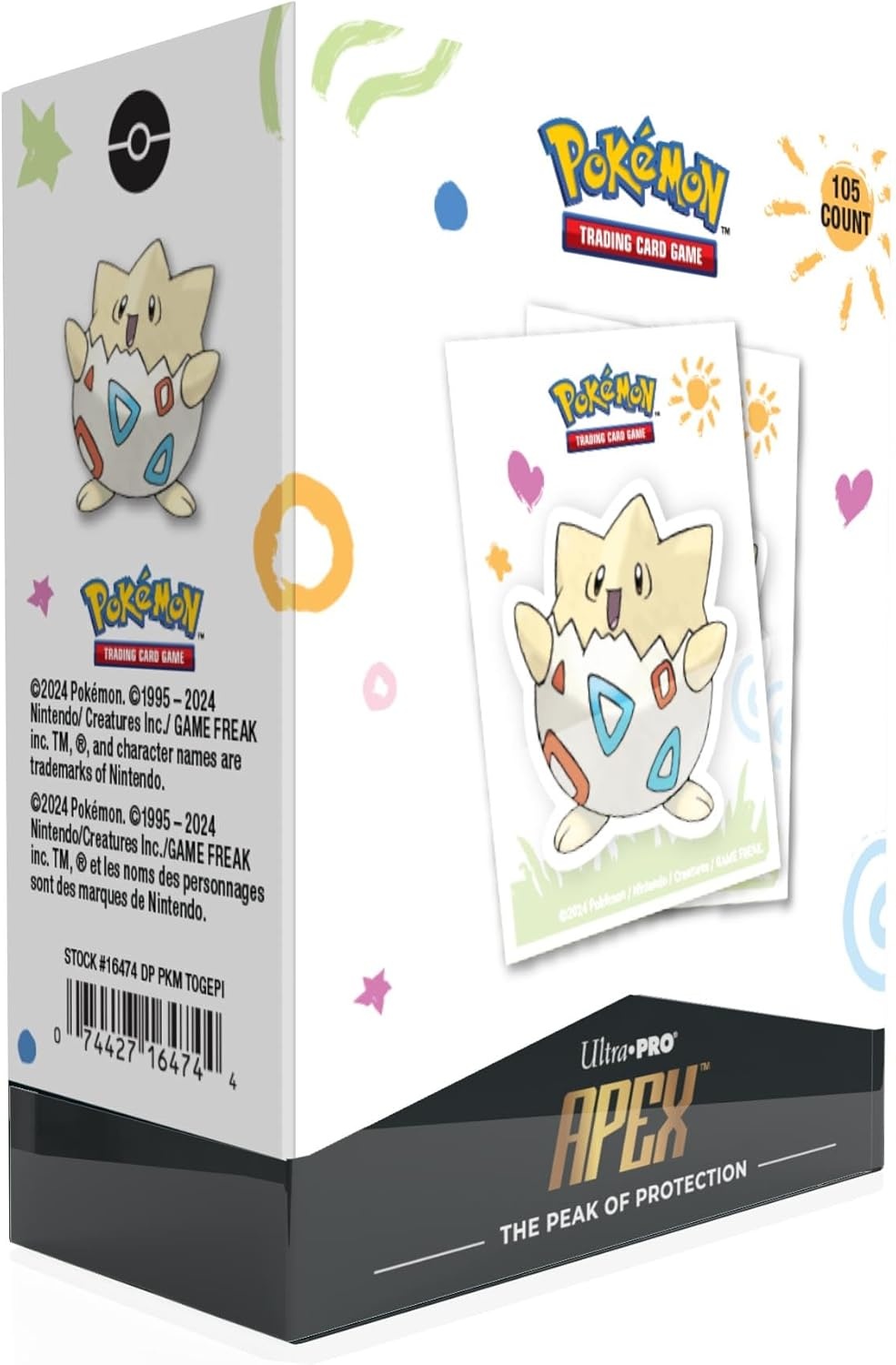 Ultra Pro Ultra Pro: Apex Sleeves - Togepi (105 stuks)