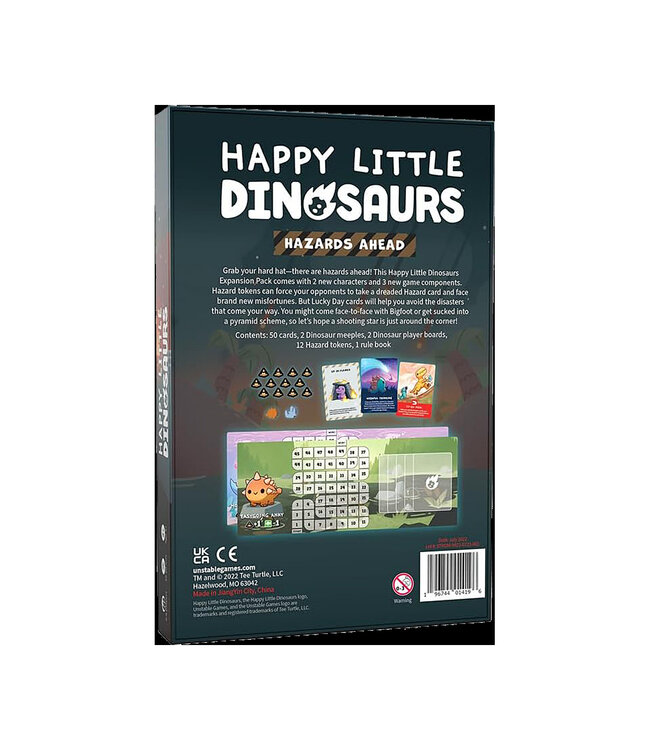 Happy Little Dinosaurs: Hazards Ahead (ENG) - Kartenspiel
