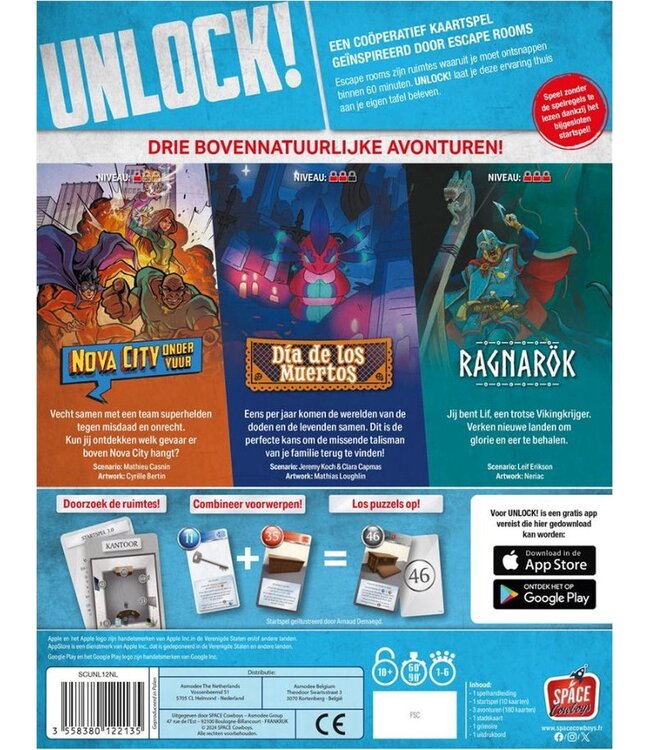 Unlock!12: Bovennatuurlijke Avonturen (NL) - Escape Room