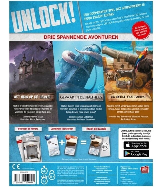 Unlock! 2: Mysterieuze Avonturen (NL) - Escape Room