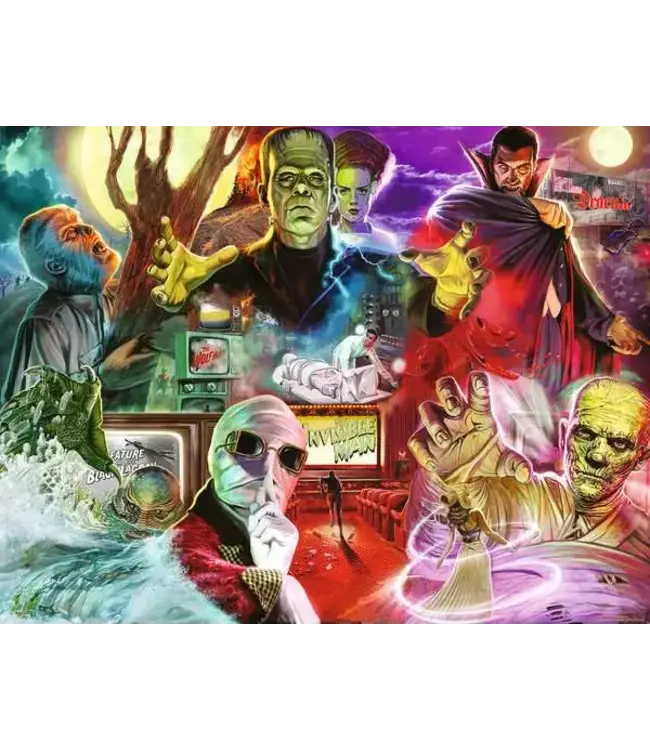 Universal Monsters (2000 Stukjes) - Puzzel