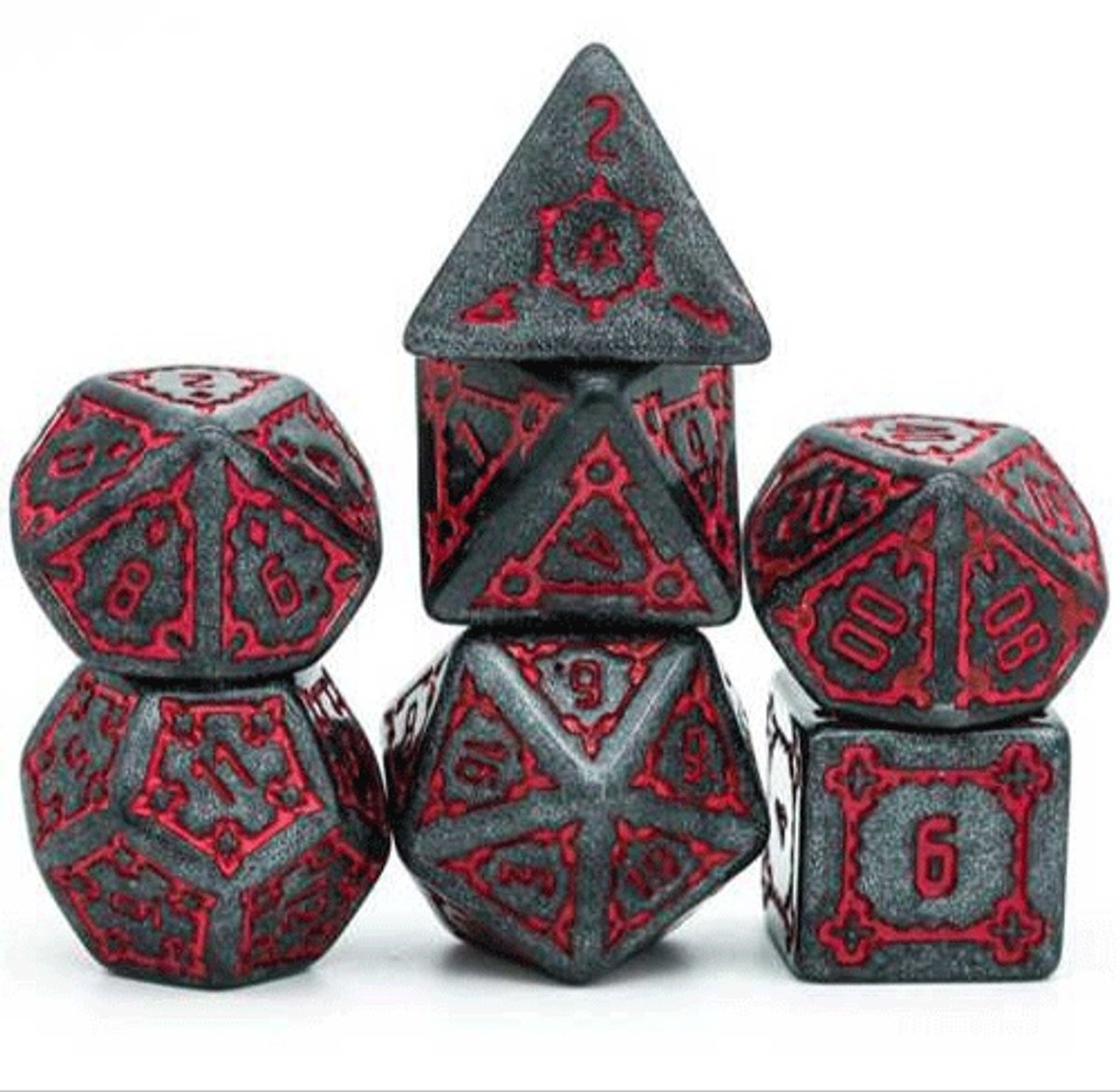 HOT Games Jumbo Dice: Castle Red afbeelding