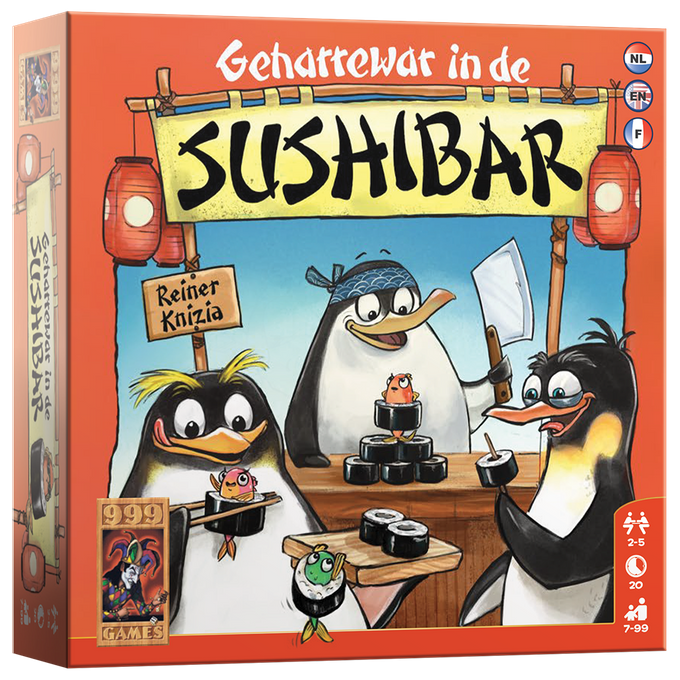 999 Games Geharrewar in de Sushibar