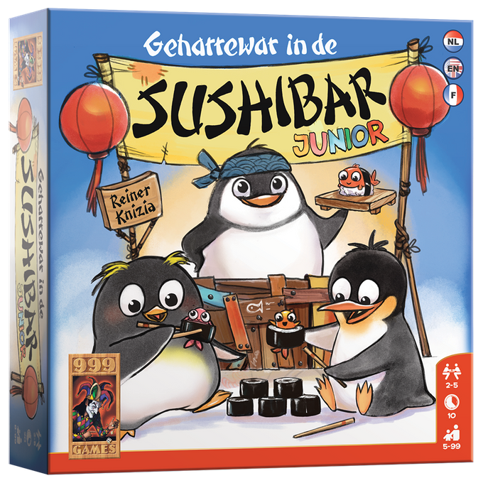 999 Games Geharrewar in de Sushibar Junior