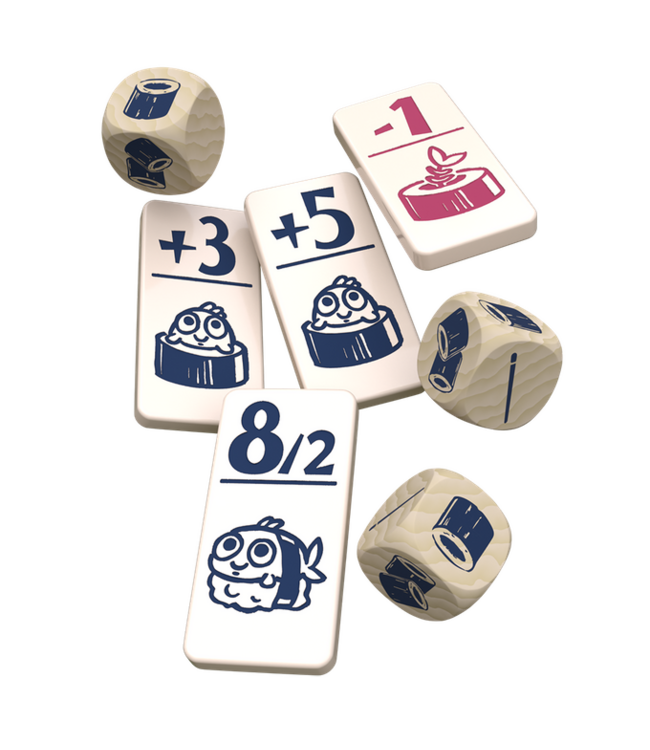Geharrewar in de Sushibar Junior - Dice game