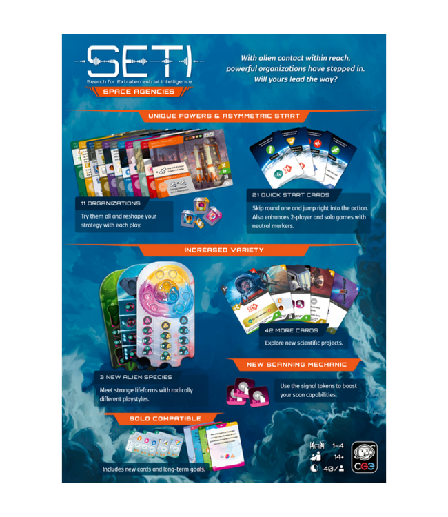 SETI: Space Agencies (ENG) - Bordspel