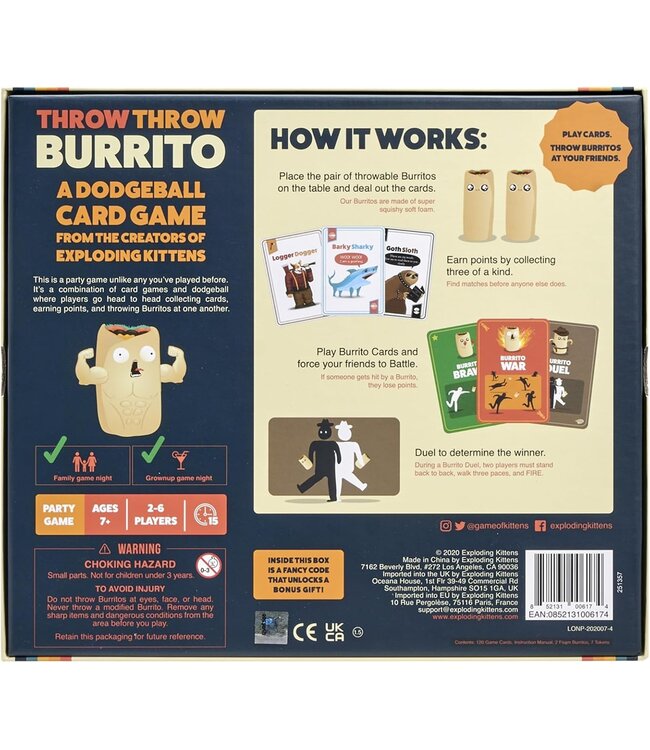 Throw Throw Burrito (ENG) - Kartenspiel