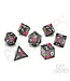 Glassstaff CritStones: Nighttime Blossom Metal - RPG Dice Set