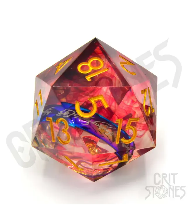 Glassstaff CritStones: Ring of Power - Resin D20 33mm