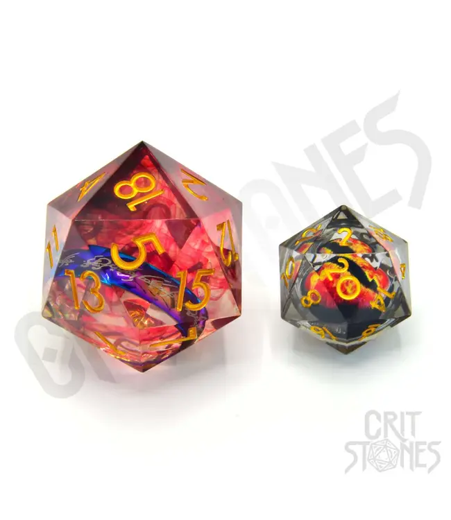 CritStones: Ring of Power - Resin D20 33mm
