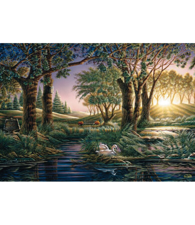 Morning Magic at the Lake (1000 Stukjes)