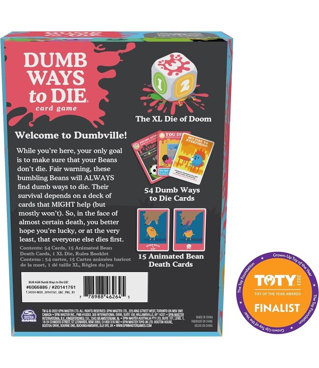 Dumb Ways to Die (ENG) - Kaartspel