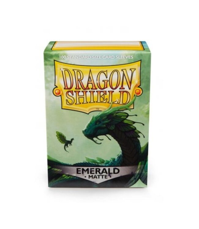 Dragon Shield Dragon Shield Matte - Emerald (100 sleeves)