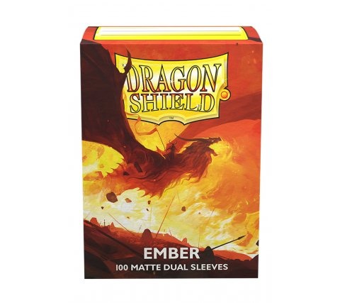 Dragon Shield Dragon Shield Matte Dual - Ember (100 sleeves)