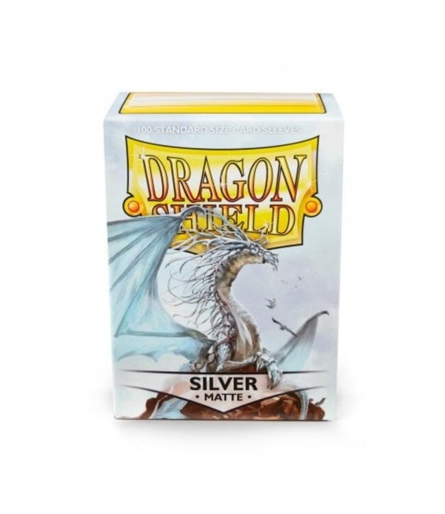 Dragon Shield Dragon Shield Matte - Silver (100 sleeves)