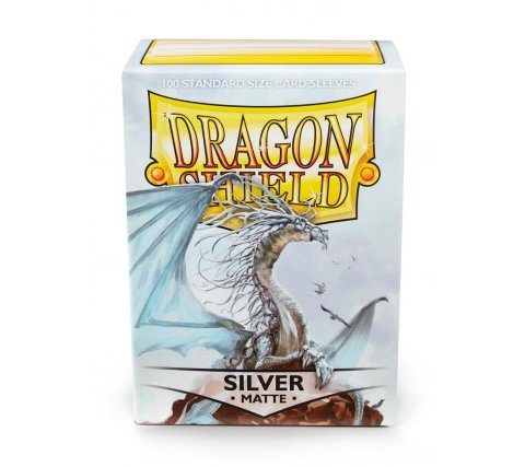 Dragon Shield Dragon Shield Matte - Silver (100 sleeves) afbeelding