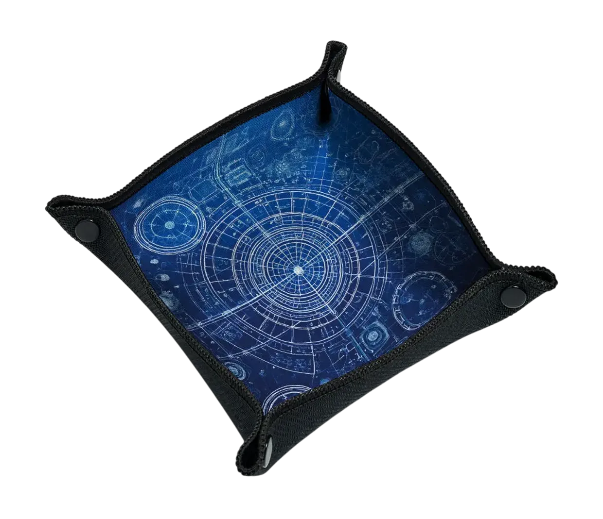 Offline Editions Dice Tray: Blueprint afbeelding