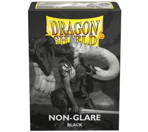 Dragon Shield Dragon Shield Non-Glare Matte: Black (100 sleeves)