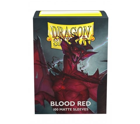 Dragon Shield Dragon Shield Matte - Blood Red (100 sleeves)