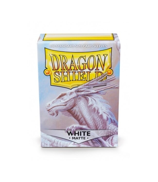 Dragon Shield Matte - White (100 sleeves) - Card sleeves