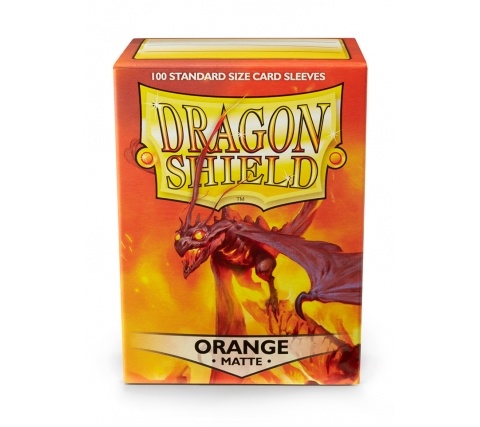 Dragon Shield Dragon Shield Matte - Orange(100 sleeves)