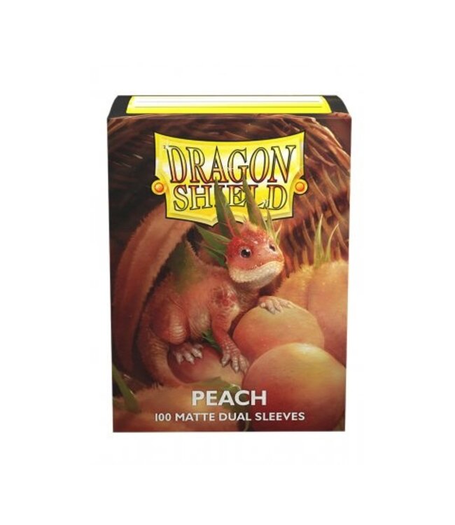Dragon Shield Matte Dual - Peach (100 sleeves) - Card sleeves