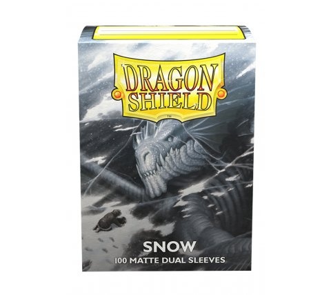 Dragon Shield Dragon Shield Matte Dual - Snow (100 sleeves)