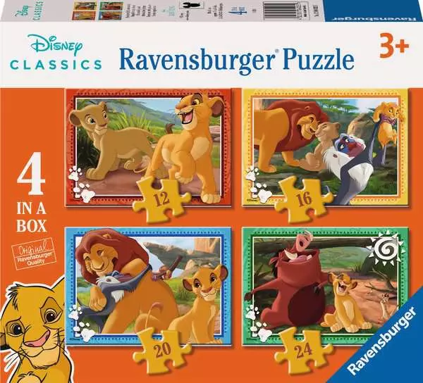 Ravensburger Disney Classics - Lion King: Onthoud wie je bent (4 in a Box) afbeelding