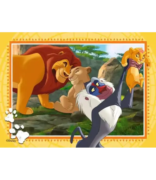 Disney Classics - Lion King: Onthoud wie je bent (4 in a Box) - Puzzel