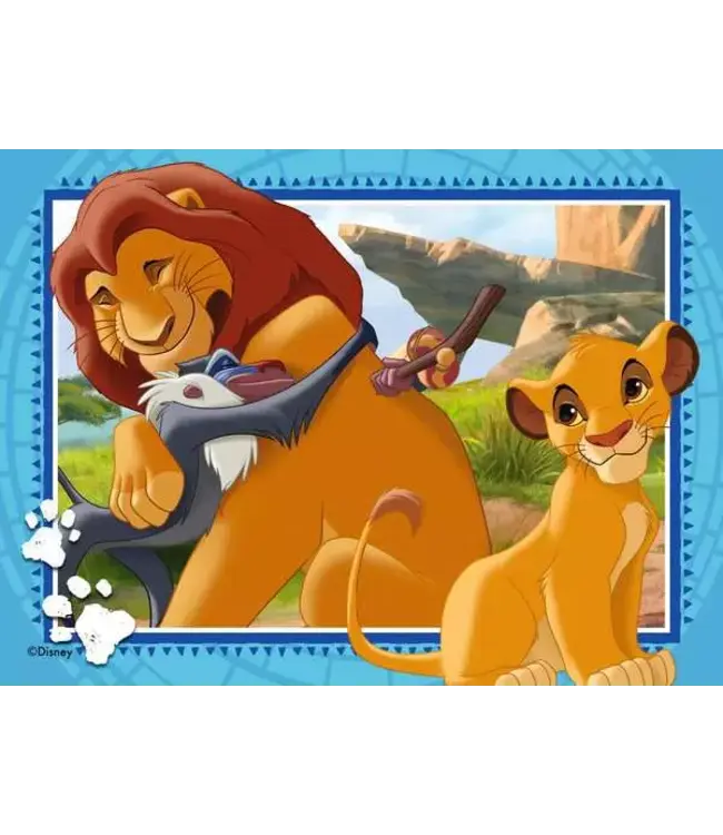 Disney Classics - Lion King: Onthoud wie je bent (4 in a Box) - Puzzel
