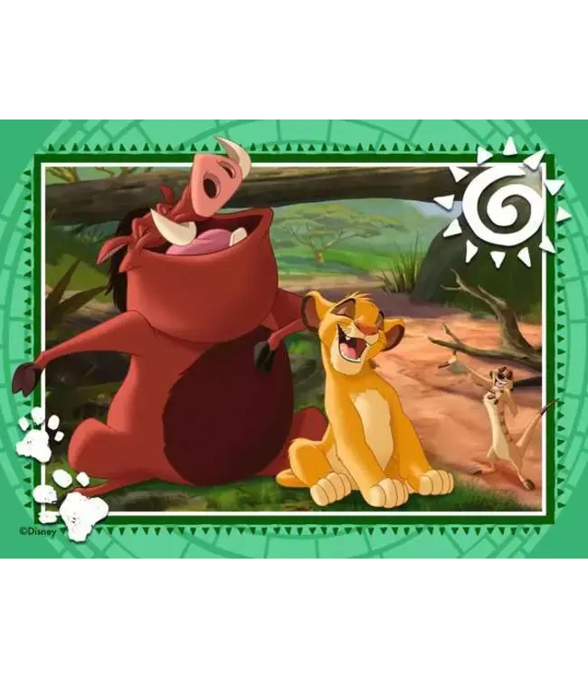 Disney Classics - Lion King: Onthoud wie je bent (4 in a Box) - Puzzel