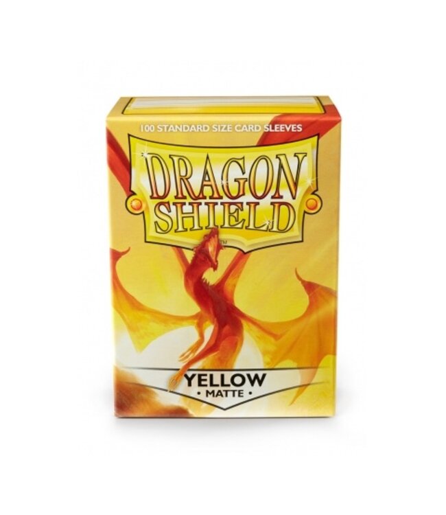 Dragon Shield Matte - Yellow (100 sleeves) - Card sleeves
